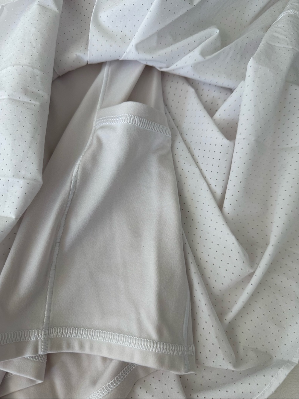 Offline By Aerie Pleated Skort Womens XL White Golf Tennis Pickleball Pocket E21 - Picture 4 of 5